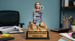 Fakefluencer Slop 📸 award trophy