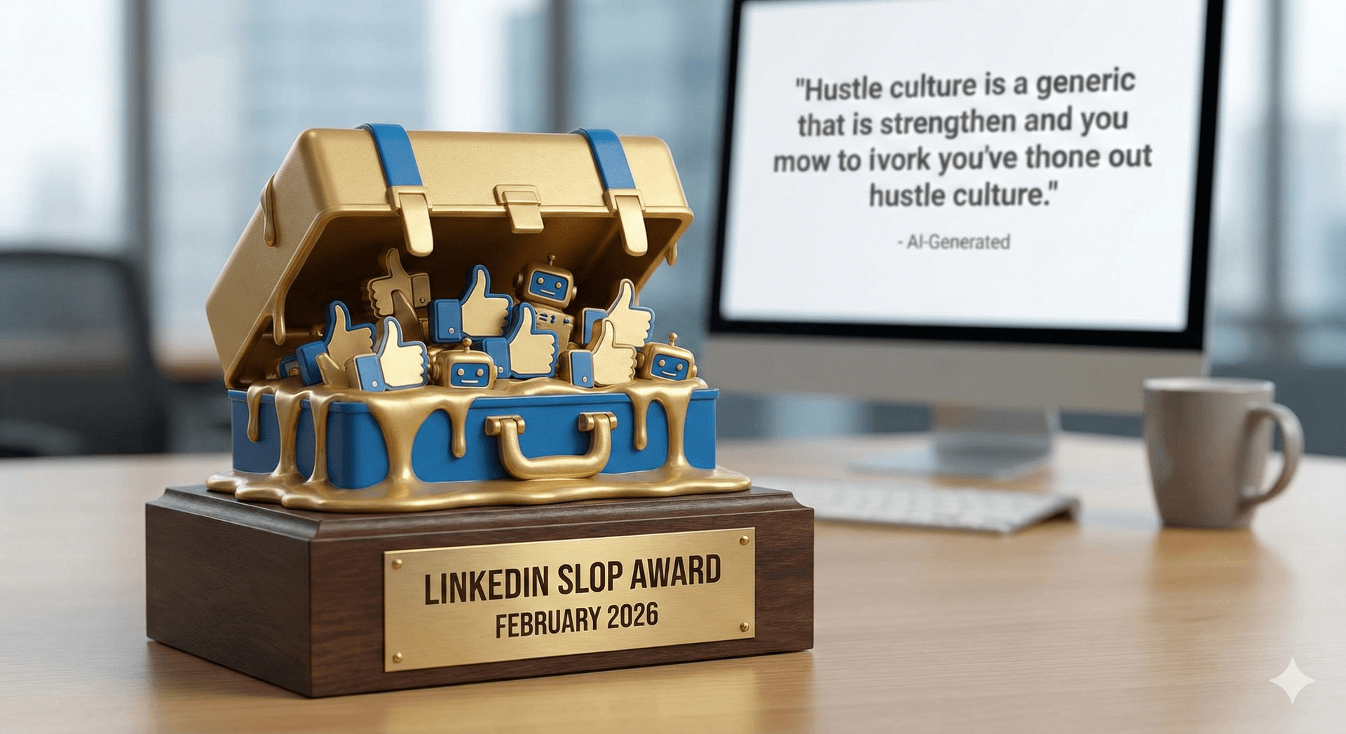 LinkedIn Slop 💼 Trophy