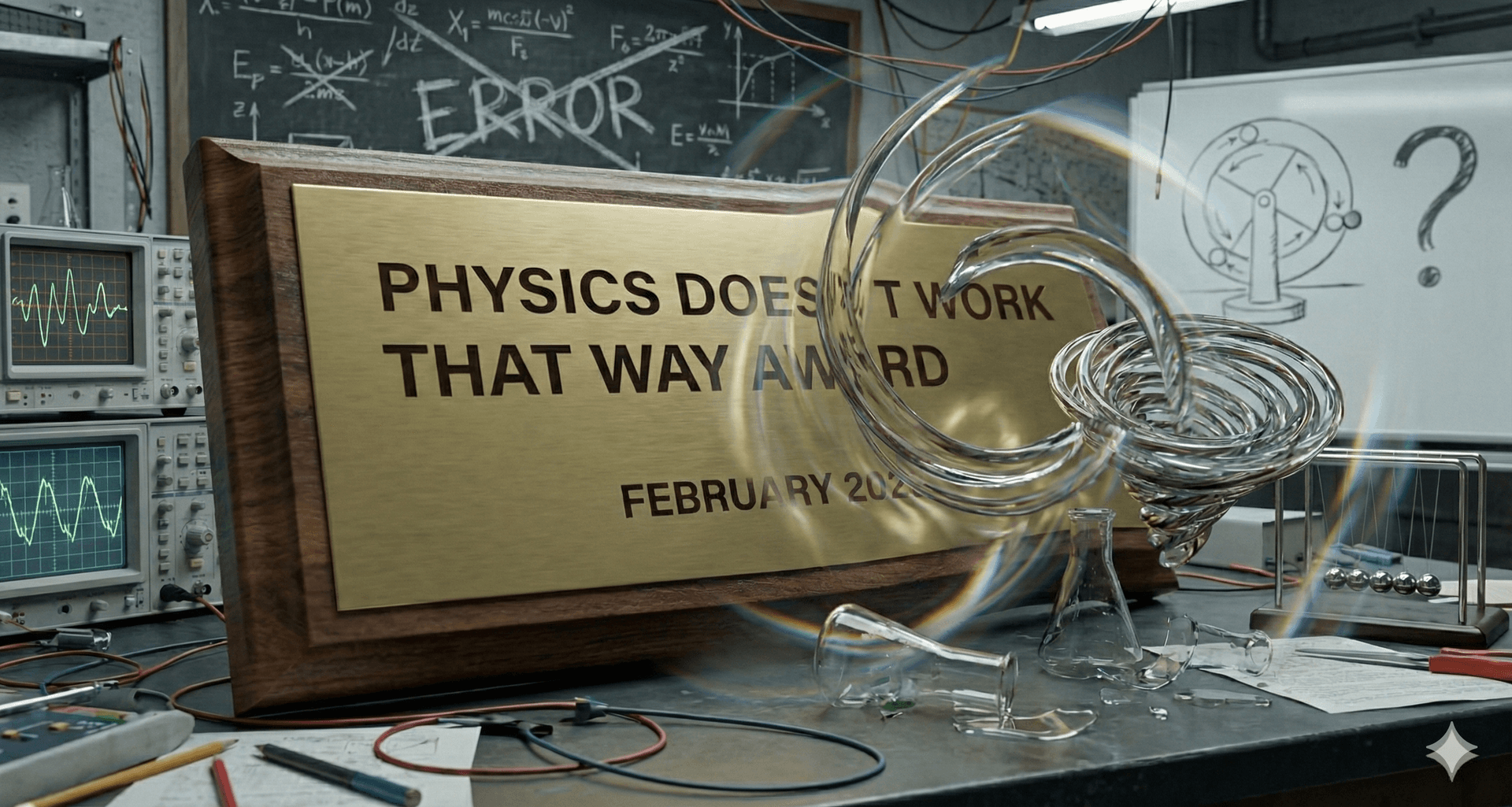 Physics Doesn't Work That Way 🌀 Trophy